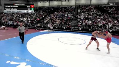 3A 150 lbs Semifinal - Kash Nelson, Delta vs Luke Woolsey, Morgan