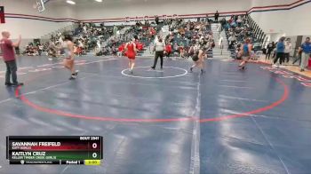 152 lbs 11th Place Match - Kaitlyn Cruz, Keller Timber Creek (Girls) vs Savannah Freifeld, Katy (Girls)