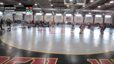 123 lbs Round 2 (12 Team) - Arturo Reyes, Mat Assassins Black vs Cole Borzio, Steller Trained Thorn