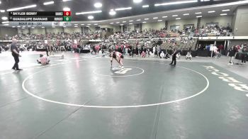 120 lbs Cons. Round 3 - Guadalupe Barajas, El Paso Burges vs Skyler Berry, El Paso Hanks