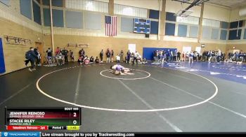 125lbs Champ. Round 3 - Stacee Riley, Chiawana (Girls) vs Jennifer Reinoso, Edmonds-Woodway (Girls)