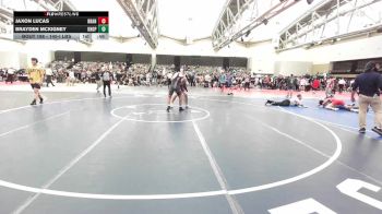 140-I lbs Consi Of 32 #2 - Jaxon Lucas, Brandywine Heights Middle School vs Brayden Mckigney, Kings Park