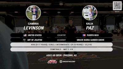 Kalia Paz vs Cambria Levinson 2024 ADCC Phoenix Open