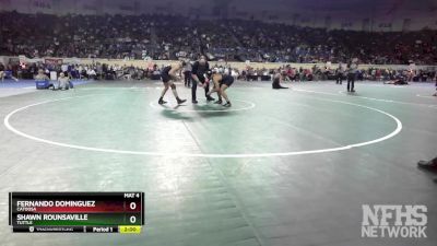 4A-150 lbs Quarterfinal - Shawn Rounsaville, Tuttle vs Fernando Dominguez, Catoosa