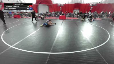 155 lbs Quarters - Dominic Englese, ISI vs Colt Hoffman, Askren Wrestling Academy
