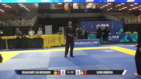 Oliwia Rembecka vs Solana Mary Leah McCaughen 2025 Pan Jiu Jitsu IBJJF Championship