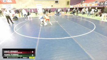 118 lbs Semifinal - Marisa Iturrino, Carrollton Thunder Wrestling vs Hailey Kennedy, Quest For Gold Wrestling Club
