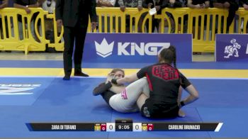 Caroline Brunacio vs Zara Di Tofano 2025 Pan IBJJF Jiu-Jitsu No-Gi Championship