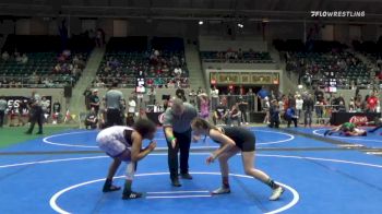 135 lbs Rr Rnd 1 - Tiffany Bershears, Broken Arrow Wrestling Club vs Kynidee Embry, Pin-King All Stars