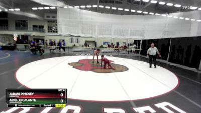 133 lbs Cons. Round 3 - Jabari Pinkney, Norwich vs Ariel Escalante, Springfield