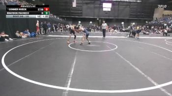 125 lbs Quarterfinal - Conner Hueck, St. Thomas University vs Braydon Pacheco, Friends University