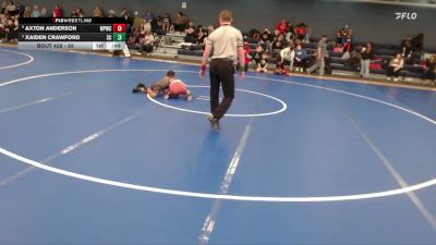 85 lbs Round 3 - Xaiden Crawford, Sherman Challengers vs Axton Anderson, West Point Wrestling Club