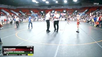 70 lbs 5th Place Match - Kanin Kumfer, All American TC vs Alexander Schnurstein, Ares