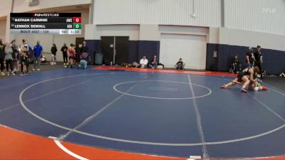 120 lbs Champ. Round 1 - Nathan Carmine, Amped Wrestling Club vs Lennox Sewall, Apex Grappling Academy