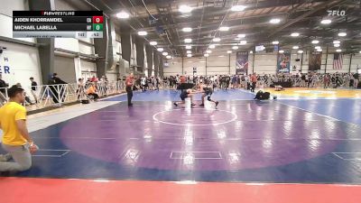 127 lbs Consi Of 32 #2 - Aiden Khorramdel, CA vs Michael LaBella, NY