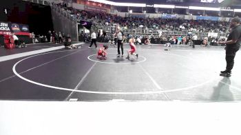 72 lbs Round Of 16 - Aviana Felton, Belleville Little Devils vs Mariah Ortiz, ECW