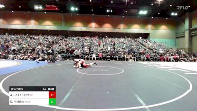 190 lbs Consi Of 32 #1 - Jacob De La Torre, Garza vs Quinn Richins, Wasatch