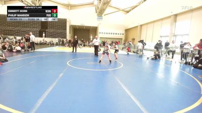 92 lbs Rr Rnd 1 - Emmett Horn, Wrecking Crew Wrestling Academy vs Philip Mandzik, Pursuit Wrestling Academy