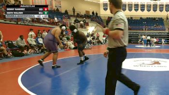 285 lbs Round 2: Quarterfinals - Keith Walker, West Laurens vs Denny Ramirez, Gilmer County