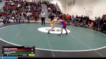 138 lbs Cons. Round 4 - Maya Saavedra, Evanston vs Logan Dafoe, Thermopolis