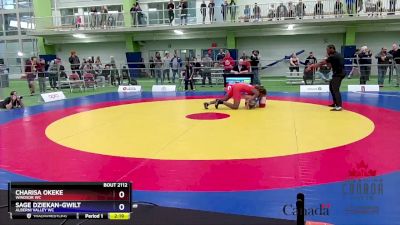 69kg 5th Place Match - Charisa Okeke, Windsor WC vs Sage Dziekan-Gwilt, Alberni Valley WC