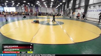 52 lbs Rd# 1 9:00am Friday - Lane McClintock, Iowa Black vs Javon Haliburton, Morris Fitness