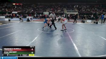 98 lbs Champ. Round 2 - Ryan Hirchert, Caldwell vs Francisco Burrola, American Falls