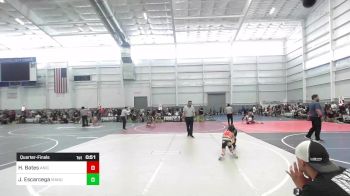 62 lbs Quarterfinal - Hunter Bates, Aniciete TC vs Jackson Escarcega, Manu WC