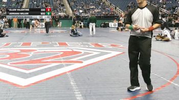 6A - 120 lbs 1st Place Match - Adriana Miller, White Oak High School vs Ellen Valentine, Charlotte Catholic High School