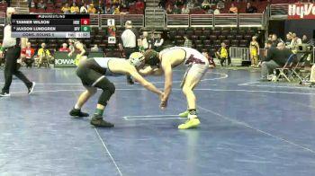 2A-138 lbs Cons. Round 5 - Tanner Wilson, Independence vs Jaxson Lundgren, North Fayette Valley