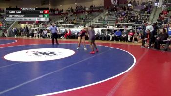 5A 145 lbs 1st Place Match - Katie Nave, Searcy vs Izzy Hovater, Central Arkansas Christian