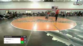 55 lbs Quarterfinal - Kenny Hartman, Kodiak Attack vs Kamari Tate, Death Squad