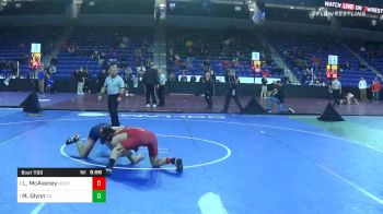 138 lbs Quarterfinal - Liam McAveney, Masconomet vs Mike Glynn, Central Catholic