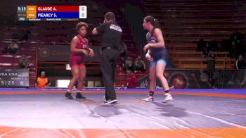 68kg - Alex Glaude, USA vs Solin Piearcy, USA