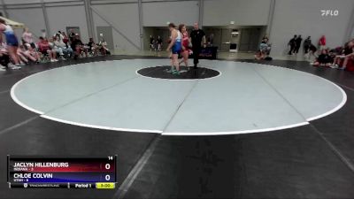 190 lbs Placement Matches (16 Team) - Jaclyn Hillenburg, Indiana vs Chloe Colvin, Utah