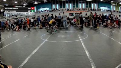 96 lbs Round 2 (6 Team) - Sawyer Akel, Florida Scorpions vs Matthew Smith, MF Purge