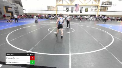 157E lbs Rr Rnd 3 - Eric Alderfer, Lock Haven vs Kaleb Burgess, Buffalo