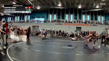 130 lbs Round 1 (4 Team) - Sawyer Albert, Caveman vs Javauris Ross, Eagle Empire