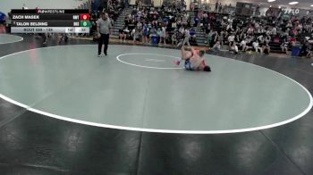138 lbs Cons. Round 4 - Zach Masek, NWTC vs Talon Belding, Beatrice High School