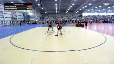 120 lbs Consi Of 64 #1 - Brody Mercer, SC vs Jalen Streeter, MA