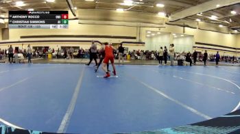 133 lbs Cons. Round 1 - Anthony Rocco, Ohio Wesleyan University vs Christian Simmons, Adrian NCAA