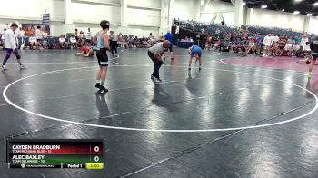 144 lbs Quarters & Wb (16 Team) - Alec Baxley, Team Delaware vs Cayden Bradburn, Team Michigan Blue