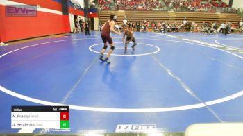 67 lbs Rr Rnd 2 - Niko Proctor, Henryetta Knights Wrestling Club vs Jax Henderson, IRONMEN Wrestling Club