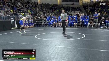 132 lbs Consolation Wb - Cyler Cirks, Humboldt vs Rylan Gaul, West Delaware, Manchester