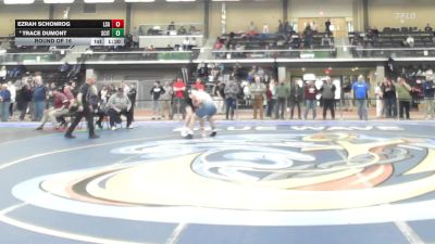 190 lbs Round Of 16 - Ezrah Schonrog, La Salle Academy vs Trace Dumont, Scituate