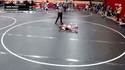 Quarters - Lincoln Boden, Raft River Wrestling vs Aiden Alonzo, 208 Spartan WC