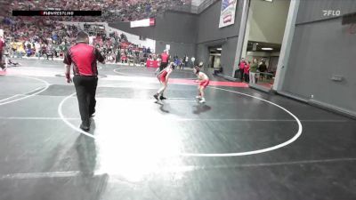 95 lbs Cons. Round 2 - Lennon Guth, Crandon vs Mackenzie Trepasso, Wisconsin