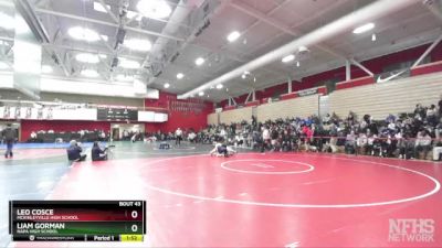 140 lbs Champ. Round 1 - Liam Gorman, Napa High School vs Leo Cosce, McKinleyville High School