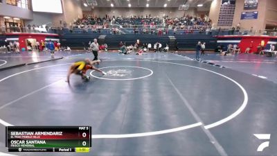 132 lbs Consolation 1st - Oscar Santana, Frisco Memorial vs Sebastian Armendariz, El Paso Pebble Hills