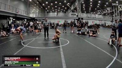 110 lbs Placement (4 Team) - Deakin Cygan, Killer Elite vs Cole Schwartz, Grit Mat Club